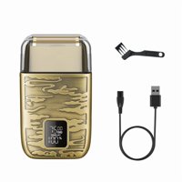 Xusx111 - Afitadoras Eléctricas Para Hombres,Afitadora Eléctrica De 3 Velocidades,Afitadoras De Cabeza Para Hombres Calvos,Trimmer De Barba De Doble Lámina,Proveedores De Barbero Afitadora Impermeable