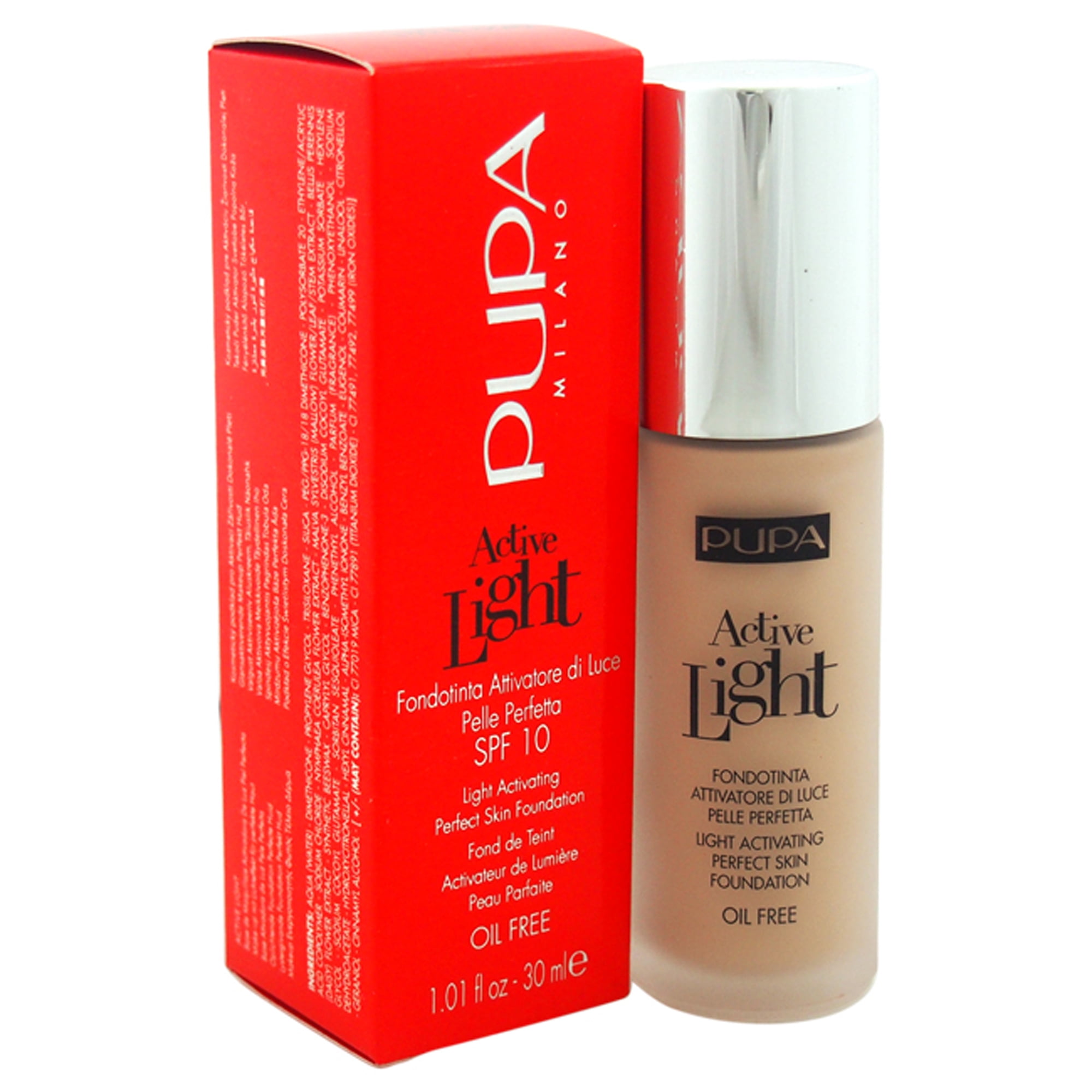 Pupa Milano - Base De Maquillaje Activa Perfecta Para La Piel Spf - Nude By Para - Base