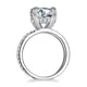 thumbnail image 3 of Anillos de Compromiso de Moissanita para Mujer de 8 Uds Color D Claridad VVS1 Anillos de Diamante de Plata Esterlina S925 Anillos de Moissanita para Mujer con Certificado, 3 of 9