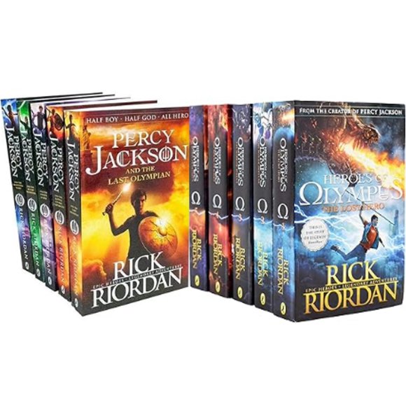Colección de 10 libros de Percy Jackson y Heroes del Olimpo - Penguin