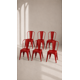 thumbnail image 1 of Pack de 6 Sillas Tolix con Filtro UV Metal apta Terraza Exterior  - Roja, 1 of 5