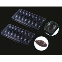 Genérico - 2 Molde Chocolate Acrilico Molde De Chocolate Molde Almendra