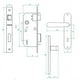 thumbnail image 5 of Cerradura Embutir Odis Simona 7040 Dormitorio - Beige, 5 of 5