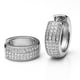 thumbnail image 2 of Aros Argolla click con Circones Plata 925, 2 of 3