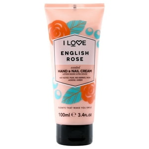 I Love Cosmetics - Crema Perfumada Para Manos Y Uñas - Rosa Inglesa De Para Mujer - Crema