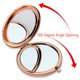 thumbnail image 4 of Espejo Compacto Reazana 7 cm 1X/2X Plegable 2 uds, 4 of 9