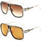 thumbnail image 1 of Lentes Aviador GOBIGER Oversized Dorado UV400, 1 of 3