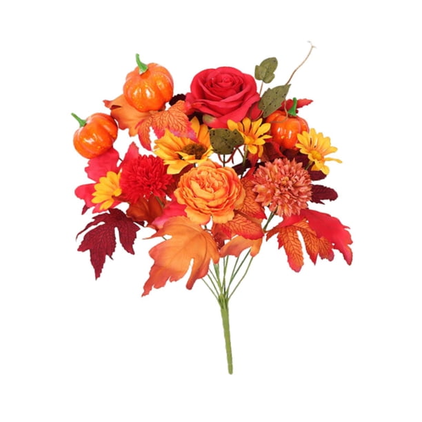 Ramo De Flores Artificiales De Otoño Para Bodas, Cocinas, Navidad Y Hogar, Girasoles Falsos, Estilo B