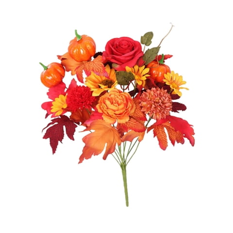 Bothyi - Ramo De Flores Artificiales De Otoño Para Bodas, Cocinas, Navidad Y Hogar, Girasoles Falsos, Estilo B