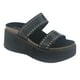thumbnail image 3 of Sandalia Chalada Mujer Viru-30 Negro Plataforma, 3 of 6