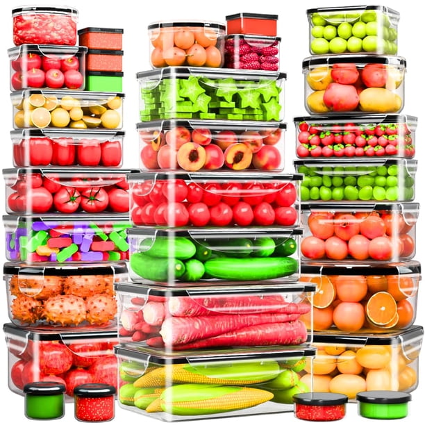 Recipientes de almacenamiento de alimentos Panxenaulos, 62 unidades, herméticos, sin BPA