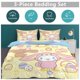 thumbnail image 2 of 3PCS Cinnamoroll Bedding Set Comforter Duvet Cover Set Quilt Cover for Kids Teens Bedroom Decoration, 2 of 5