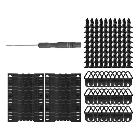 Magideal - 151 Piezas Colgadores De Cuadros Con Dientes De Para Colgar Cuadros De Reloj Marco De Madera - Set Completo 151 Unidades: Colgadores Dentados Para