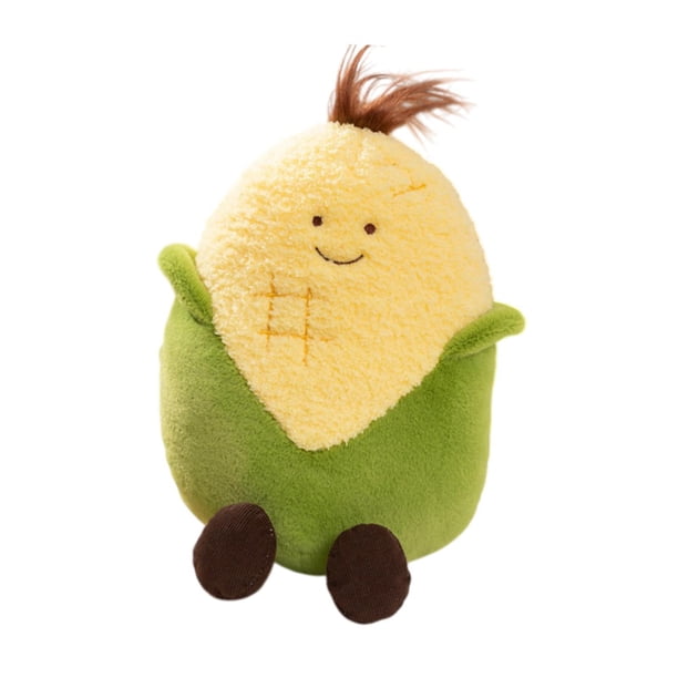 Peluche De Maíz Y Batata, Bonito Juguete Kawaii Decorativo Para Dormitorio Y Sala De Estar, Maíz Amarillo.