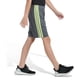 thumbnail image 2 of Shorts adidas para niño con cintura elástica y 3 franjas, gris, talla L, 2 of 3