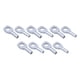 thumbnail image 4 of Paquete de 10 ojales de cuerda de alambre de acero, piezas de equipo de entrenamiento de fuerza de alta resistencia, accesorios de repuesto para , 6MM para cables de 6 mm, 4 of 5