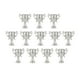 thumbnail image 5 of 12 Uds. Tarros de almacenamiento para dulces, regalos, trofeos, copas de trofeo para celebración, accesorios para fotos, decoración de habitación de c Plata, 5 of 5