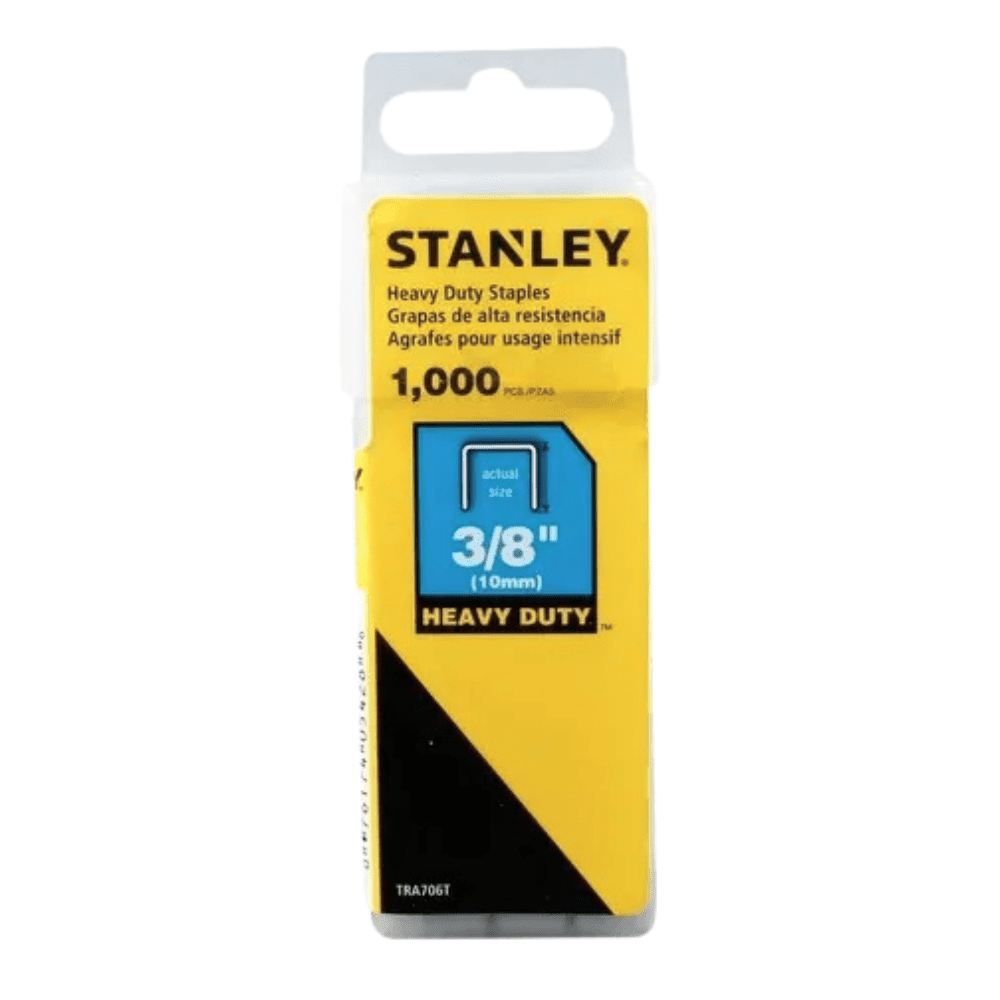 Grapas Stanley 3/8'' (10mm) Caja 1000 Uni. Stanley Tra706t