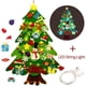 thumbnail image 2 of Árbol de Navidad Montessori de fieltro para niños pequeños con 21 piezas de adornos desmontables, árbol de Navidad Montessori con luces, árbol de Navidad de fieltro para niños de pared, 2 of 7