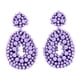 thumbnail image 3 of Pendientes Bohemios, Pendientes étnicos únicos, Colgantes, Para Citas, Regalo De Cumpleaños, Para Mujer, Morado, 3 of 3