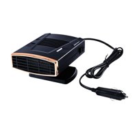 Magideal - Calentador De Coche, Calentador De Vehículo, Resistente, Portátil, Fácil Instalación, 150 W, Multifuncional Marco Dorado