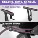 thumbnail image 4 of Soporte para teclado Liquid Stands con ruedas, estilo Z, color negro, 4 of 6