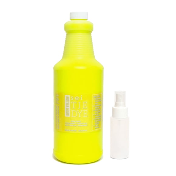 Kit De Tie Dye S·e·i Amarillo Neón 1 L Premezclado A Base De Agua