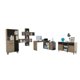 thumbnail image 2 of Living Combo Escritorio 1L + Wall 2B + Armario + Biblioteca Miel/Wengue, 2 of 14