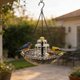 thumbnail image 1 of Baño pájaros colgante energía solar exterior decorativo fuente patio jardín, 1 of 8