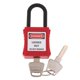 thumbnail image 5 of PL38-KD Candado De Bloqueo De Seguridad Curvado De PVC De 38 Mm, Rojo, 5 of 5