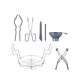 thumbnail image 1 of Juego de Conservas Concord de Acero Inoxidable 7 Piezas, 1 of 7