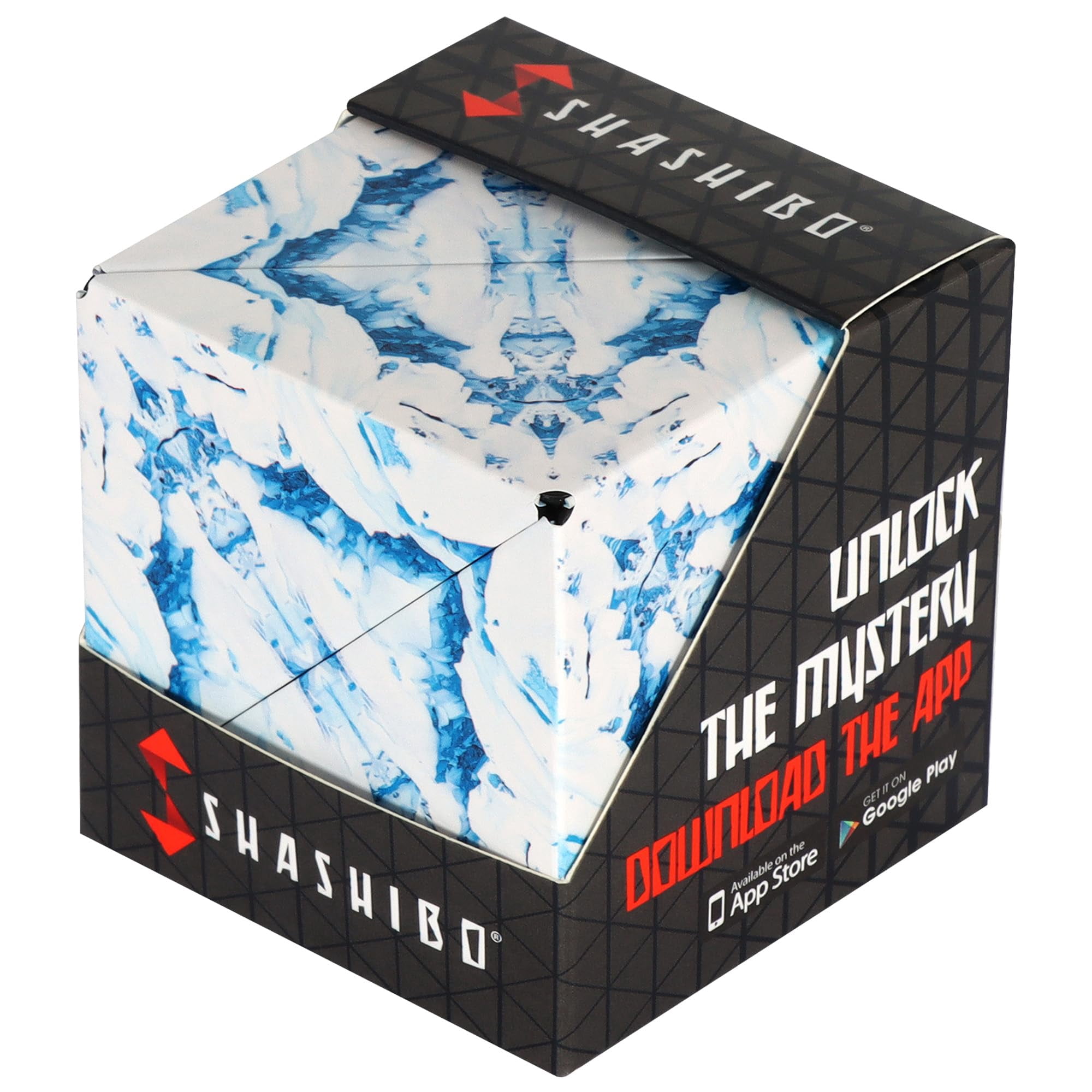 Caja De Cambios Fidget Cube Con Forma De Shashibo Con 36 Imanes, Diseño Ártico