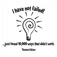 Rienda Libre Graphics - Decomural I Have Not Failed Thomas Edison Ws-15067