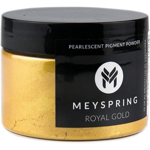 Meyspring Polvo De Mica Dorado Real Para Resina Epoxi - Kintsugi Gold - Pigmento De Resina Epoxi -