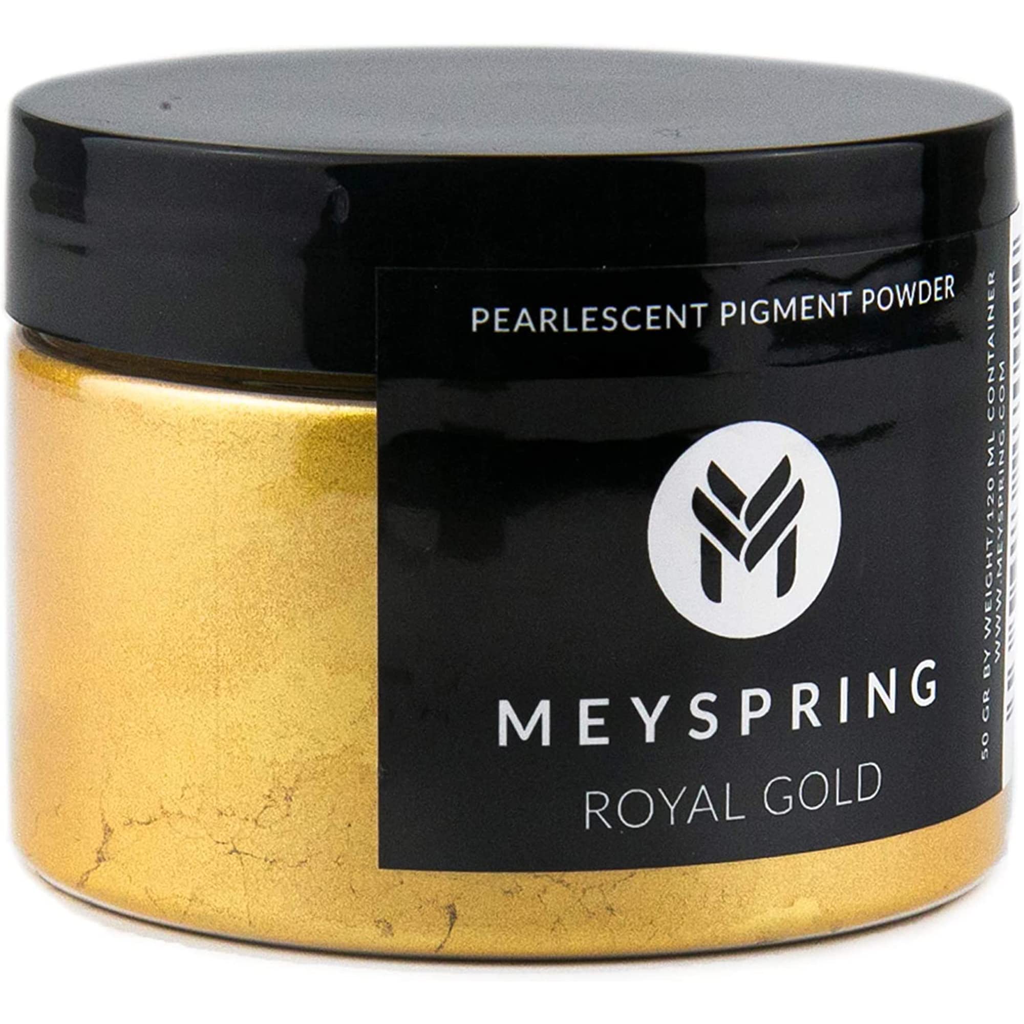 Meyspring Polvo De Mica Dorado Real Para Resina Epoxi - Kintsugi Gold - Pigmento De Resina Epoxi -