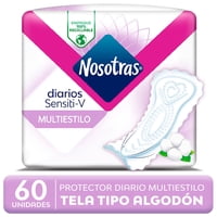 Protector Diario Sensiti-V Multiestilo 60 Un Nosotras