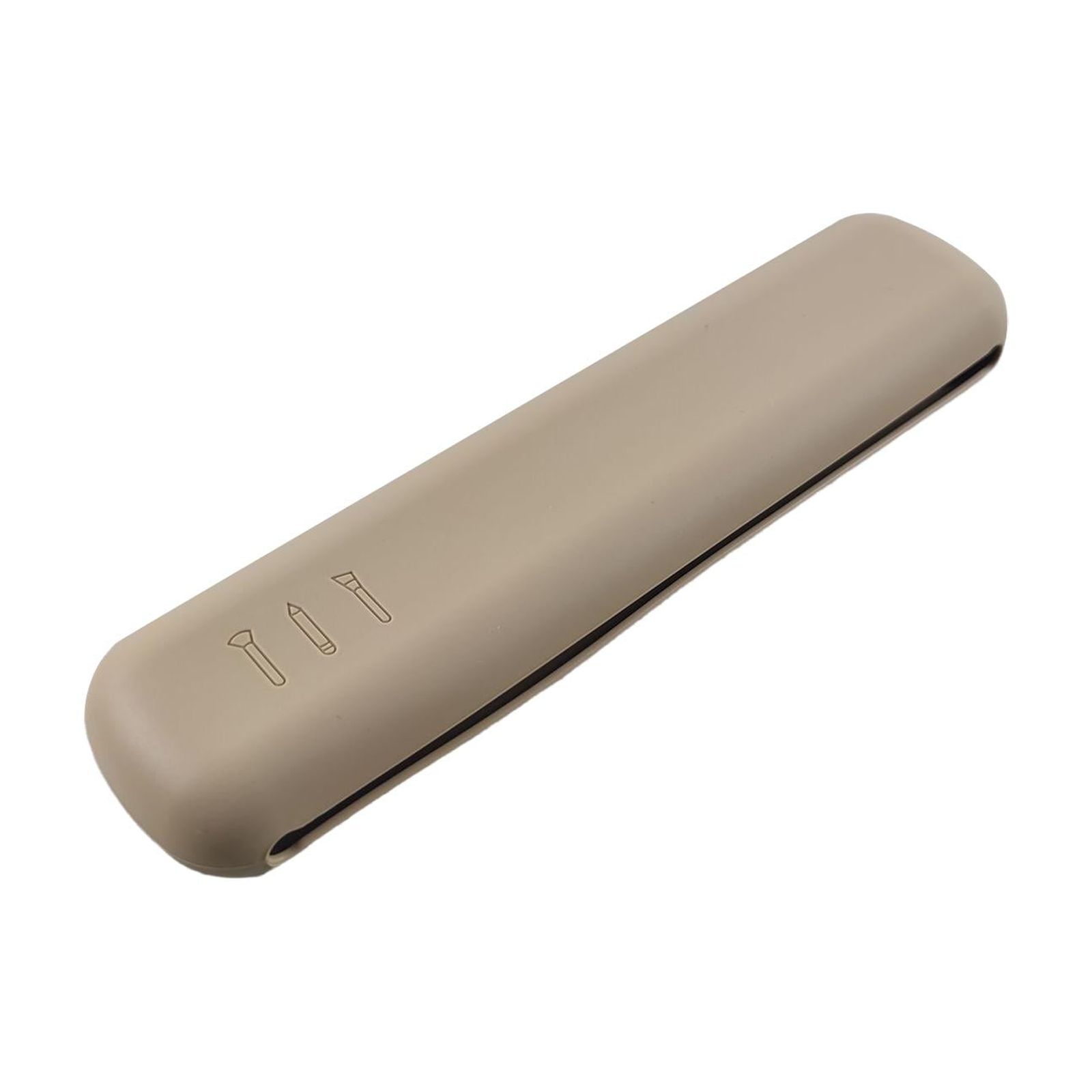 Magideal - Soporte Para Brochas De Maquillaje De Viaje, Soporte Para Brochas De Maquillaje De Silicona Moderno Y Portátil Para Mujeres, Organizador De Herramient Caqui