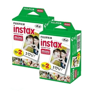 Instax - Película Fujifilm Pack X2 Mini (2×20)