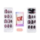 thumbnail image 3 of Press on Nails «before Hours» Color Negro Corto Y Ovalado, 3 of 7