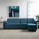 thumbnail image 1 of Seccional Boxter Xl Der Tela Azul, 1 of 7