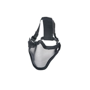 Asg Action Sport Games - Máscara Rejilla Airsoft, Metalica Para Nariz/Boca Ajustable