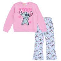Conjunto De Sudadera Y Leggins Disney Lilo & Stitch De Forro Polar