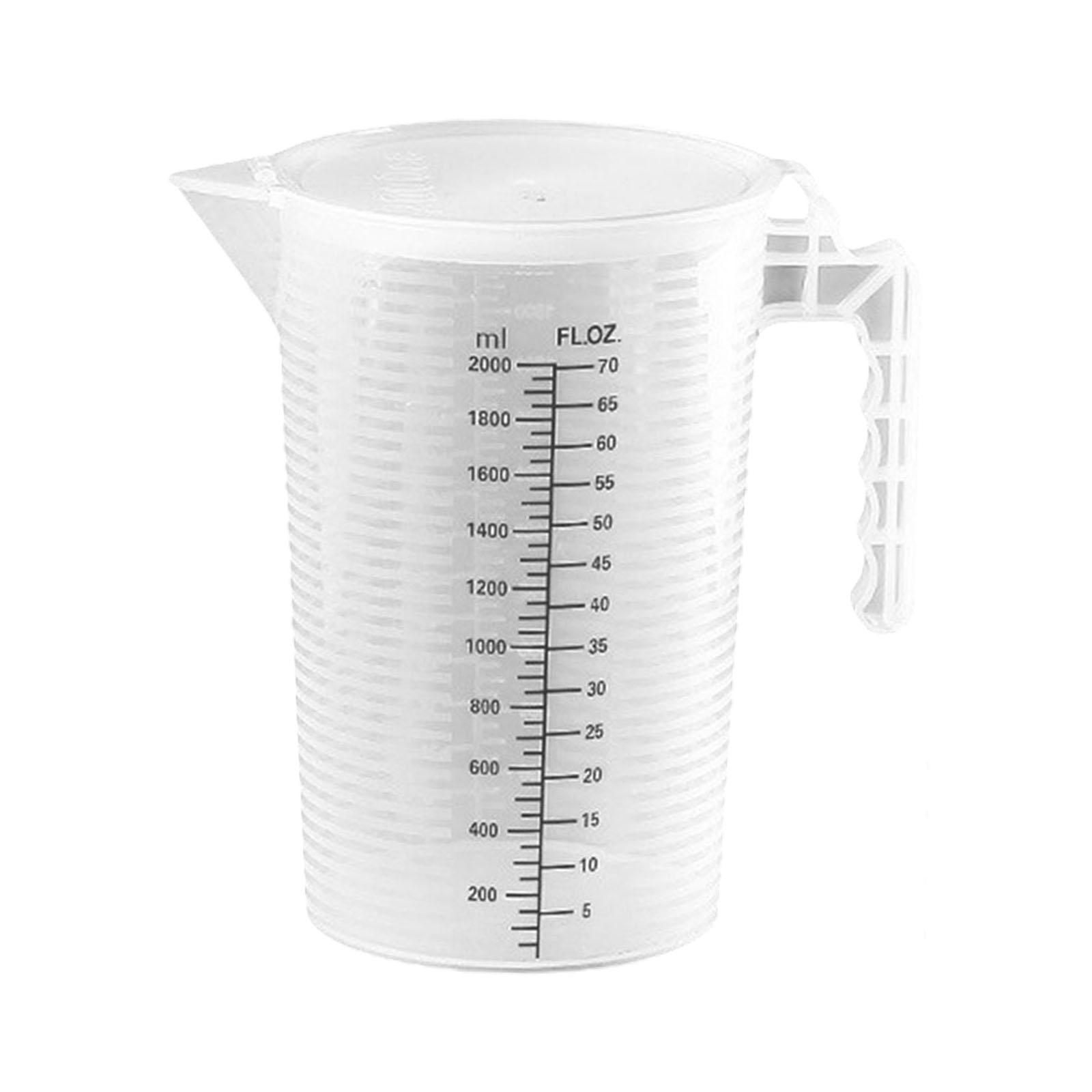 Magideal - Taza Medidora Con Escala, Jarra Medidora Multiusos, Jarra Medidora De Agua Para Repostería Fácil De Limpiar, Recipiente Medidor, Accesorios De Cocina 2000ml