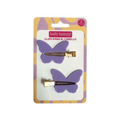Clip Para Cabello Mariposa, Producto Surtido 1 Un Hello Beauty