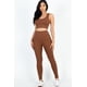 thumbnail image 1 of Conjunto de Top Corto y Leggings Acanalados, 1 of 2