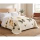 thumbnail image 5 of Cubrecama QUILT 2 Plazas - Crema Mariposas Doradas Kfl121 KFL121, 5 of 5