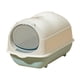 thumbnail image 1 of Caja De Arena Para Gatos Con Capucha, Cerrada Y Cubierta, Desmontable Con Solapa En La Puerta Delantera, Gris Claro, 1 of 5