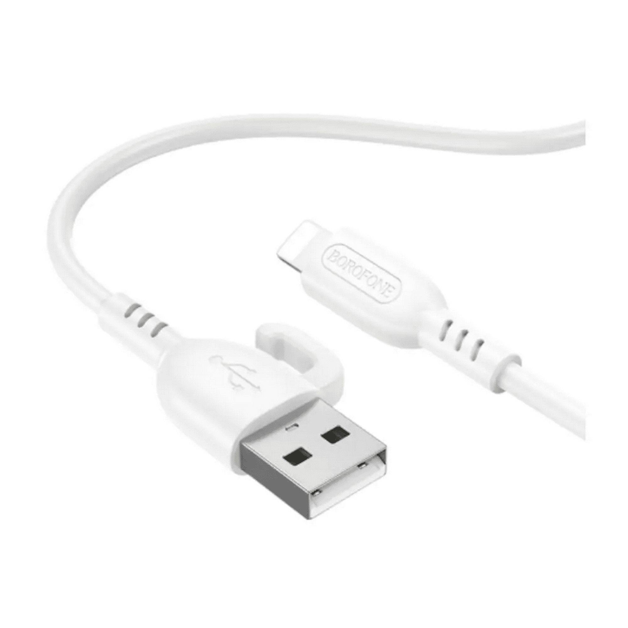 Borofone - Cable Bx19 Tipo Usb-a Iphone 2.4a - Blanco