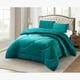 thumbnail image 1 of Cobertor Plumón Invierno Liso Cama 2 Plazas Cubre Cama Liso - TURQUESA., 1 of 2