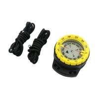 Magideal - Brújula De Buceo Subacuático Brújula Para Acampar Al Aire Libre Brújula Impermeable Para Kayak Equipo De Buceo Para Acampar Navegación Submarinismo Se Amarillo